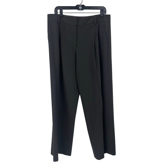 Vintage Giorgio Armani Wool Trouser Dress Pants Dark Gray Womens 48 / US 12 - Picture 1 of 8